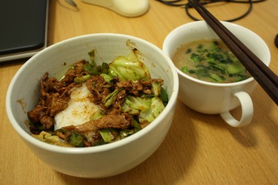 今日の晩ご飯